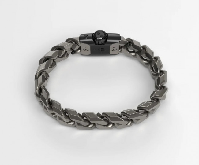 Премиальный мужской титановый браслет-цепочка Malibu Titanium Bracelet